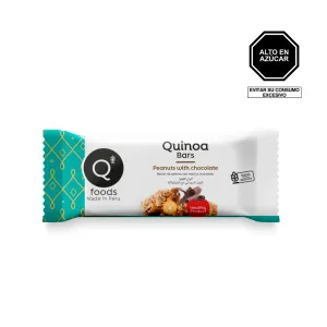 Barra De Cereal Con Maní Y Chocolate Quinoa Bars X 30 Gr