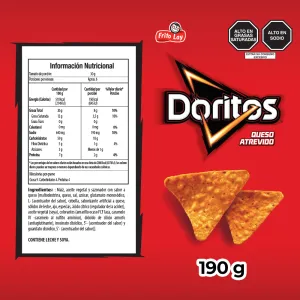 Doritos Queso Atrevido x 190 g