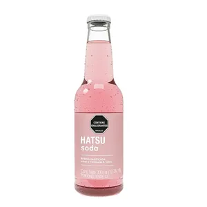 Soda Hatsu de Frambuesa y  Rosas 300 ml