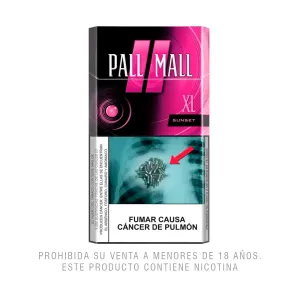Cigarro Pall Mall Xl Sunset X 20 Und
