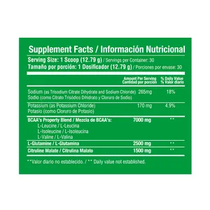 SUPLEMENTO BCAAS HEALTHY SPORTS X 384 GRS