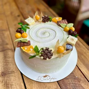 Torta Cuatro Leches Matcha (15p) APLV, Sin Soya, Vegana