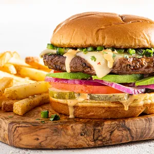 Santa Fe Burger+Papas fritas