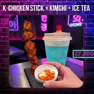 PROMO K-Chicken Stick + Kimchi + Ice Tea