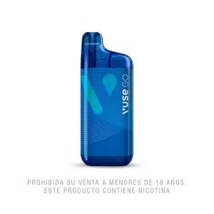 Vapeador Electrónico Vuse Go Con Nicotina Blue Raspberry 8000 Puffs X 1 Und
