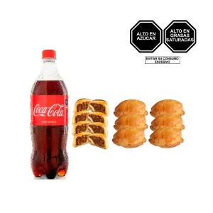 Pack (5 Empanada De Carne + 5 Empanada De Pollo + 1 Coca Cola x 1 Lt)