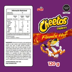 Cheetos Crunchy Flamin Hot x 120 g