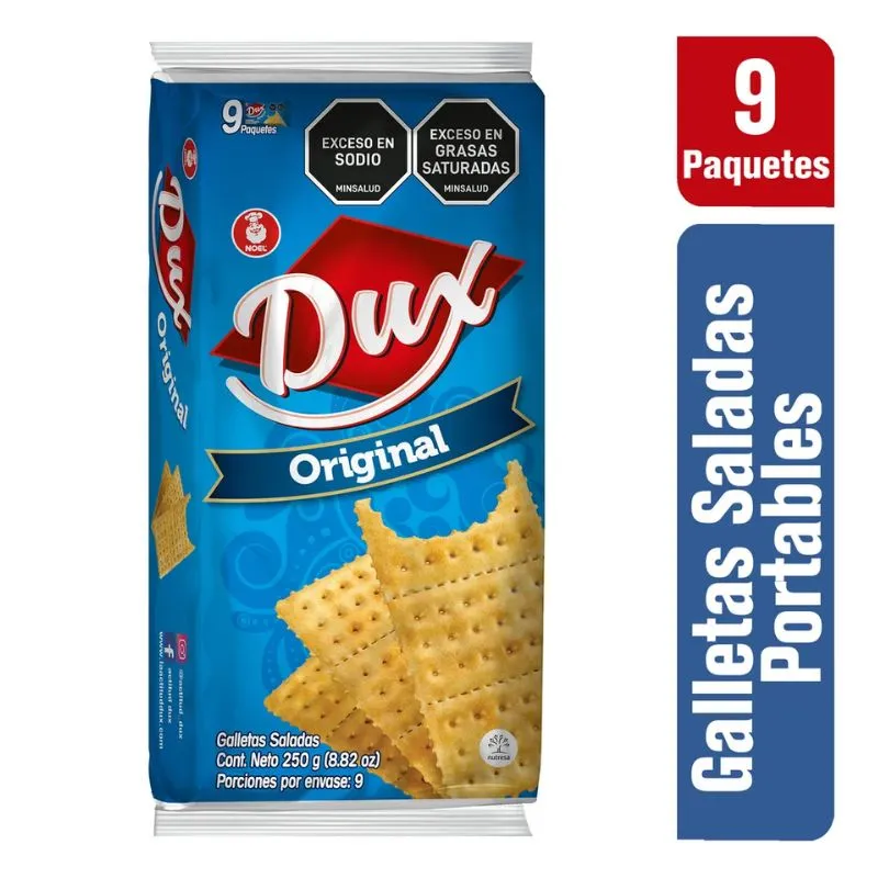 GALLETAS DUX ORIGINAL X 9 PAQUETES GALLETAS DUX ORIGINAL X 9 PAQUETES