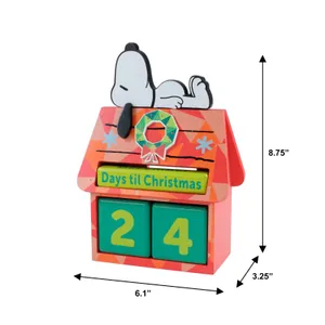 CALENDARIO CONTADOR NAVIDAD SNOOPY