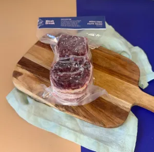 2 Medallones de filete envueltos en tocino (Filet Mignon)