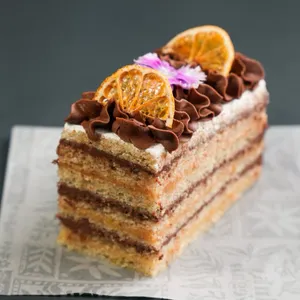 Torta Panqueque Chocolate Naranja. Sin gluten (puede contener trazas)