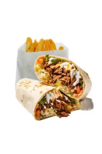 Vegan Burrito + Papas