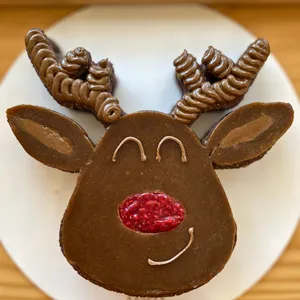 Torta Galleta Vegana Sin Azúcar Reno🎄