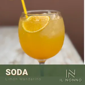 Soda de limón mandarino