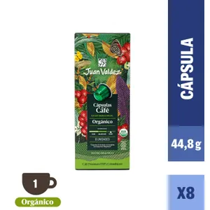 Cápsulas de Café Espresso Orgánico 8 unidades.