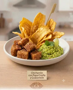 Cono (Plato), Papa Criolla + Guacamole