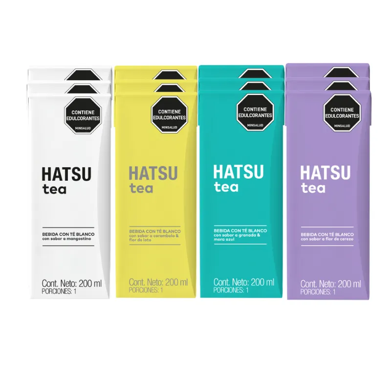 12 TE HATSU 200ML SURTIDO 12 TE HATSU 200ML SURTIDO