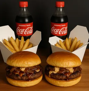 Combo Para Dos - 2 Hamburguesas + 2 Gaseosas