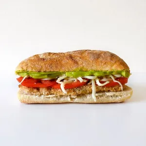 Sándwich Milanesa y guacamole