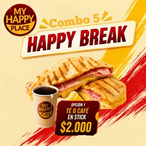 Happy break 5 té o café