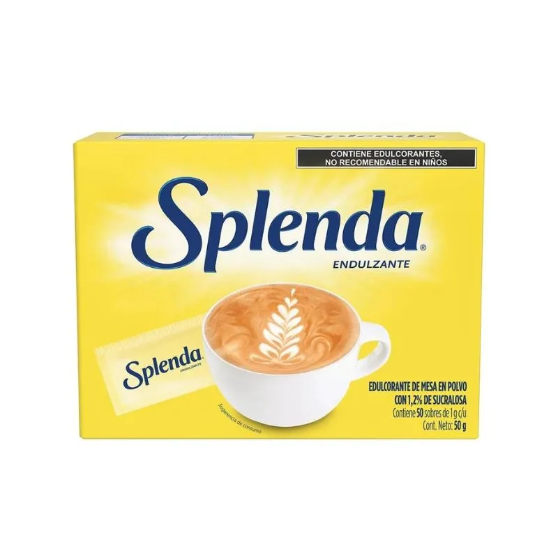 ENDULZANTE POLVO SPLENDA X 50 GRS 50 UNDS