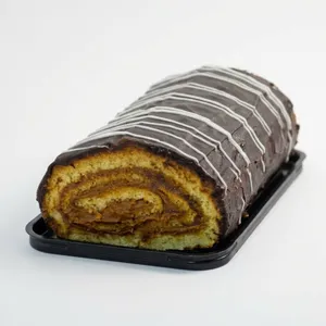 Brazo de reina bañado en chocolate mediano