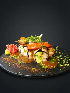 Filete saltado roll sin arroz