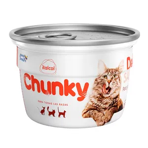 ALIMENTO HUMEDO DELICAT CHUNKY SALMON X 156 GRS POTE ADULTOS