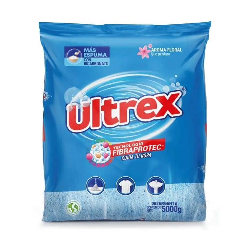 Detergente ultrex floral bicarbonato x 5000 grs Detergente ultrex floral bicarbonato x 5000 grs