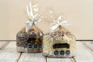 Pan de Pascua con cobertura de chocolate