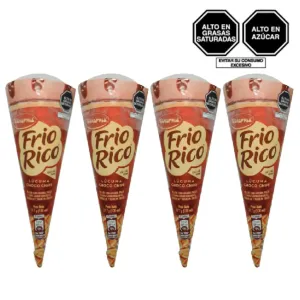 Pack (4 Helado Frio Rico Lúcuma x 120 Ml)