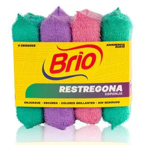 ESPONJA RESTREGONA BRIO MULTIUSOS 4UNI