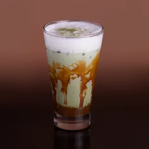 Iced Caramel Matcha