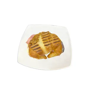 Jamón queso croissant