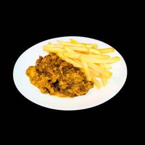 Strogonoff con Papas Fritas