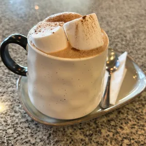 Chocolate caliente XL con malvaviscos