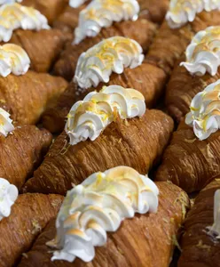 Croissant pie de limón