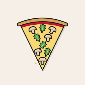 Slice Champiñón y Rúcula