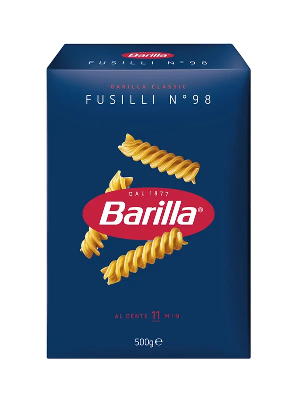 PASTAS BARILLA FUSILLI NRO 98 500GR