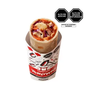 Enrollado tipo chicken teriyaki
