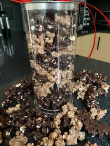 palomitas con chocolate