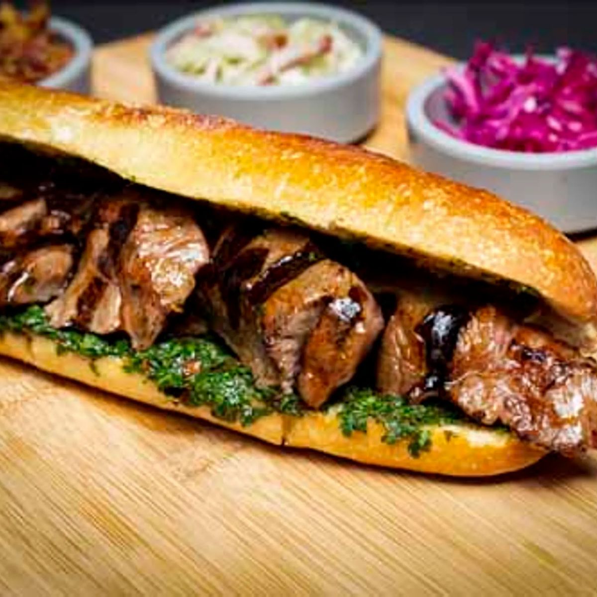 Choripan de rib eye Choripan de rib eye