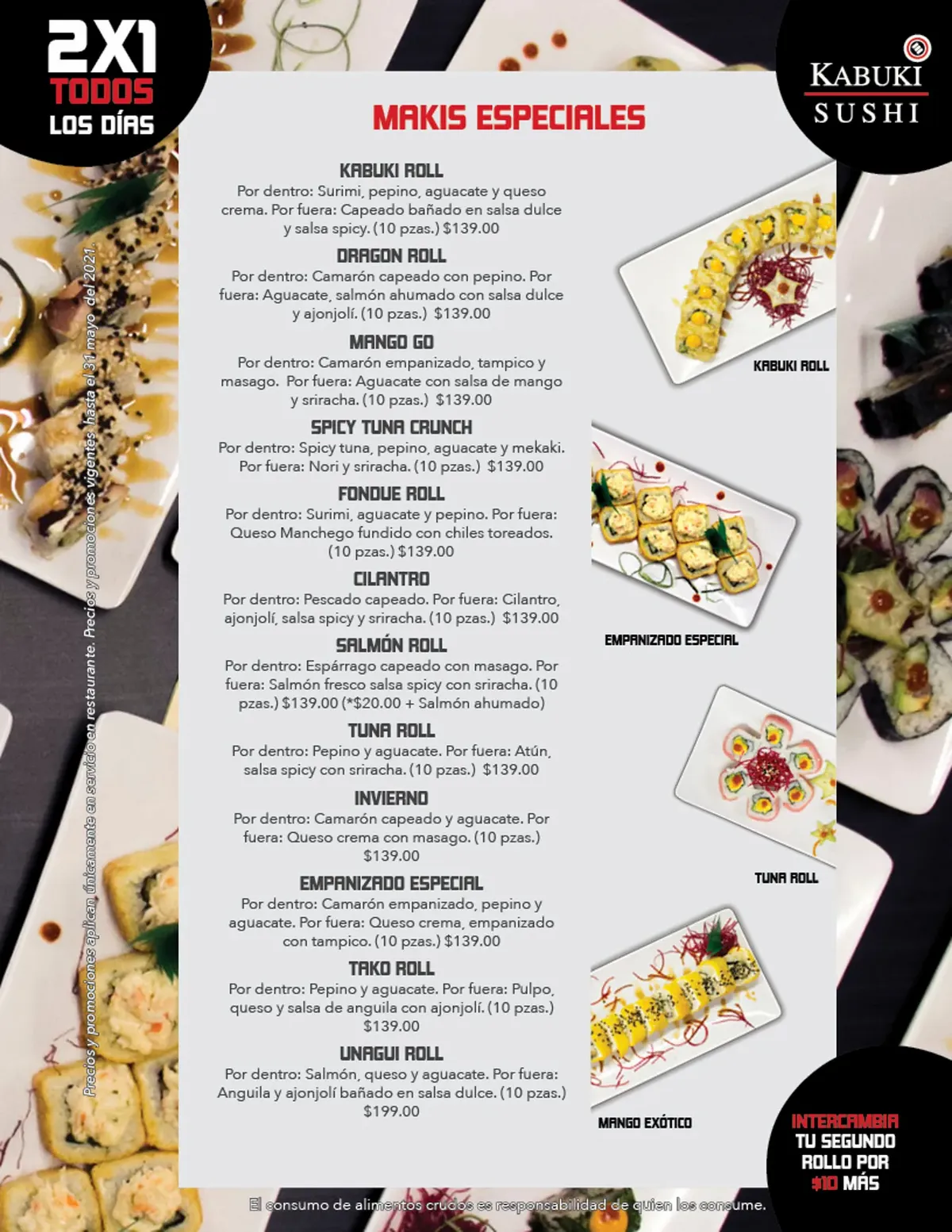 Kabuki Sushi Especializados En Sushi