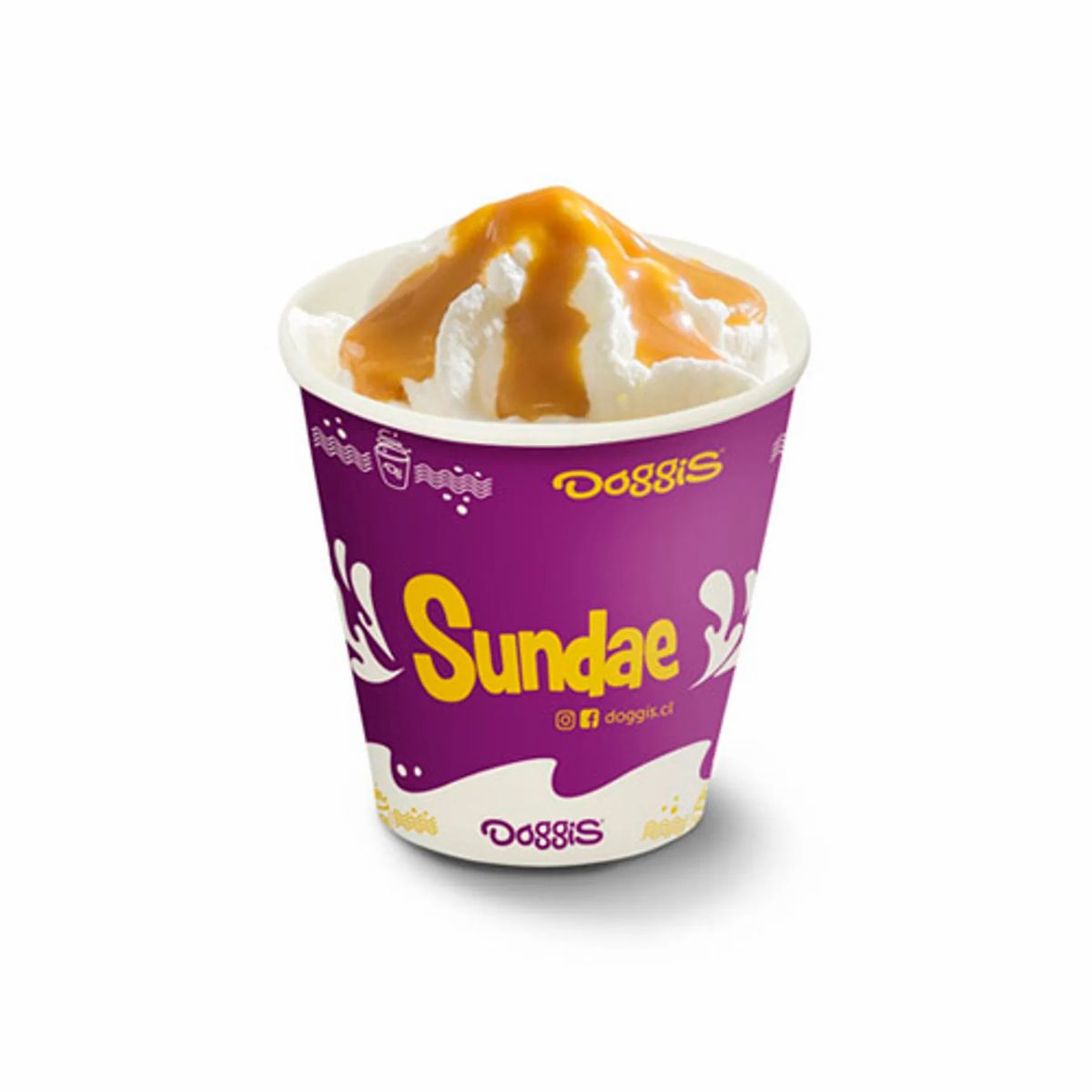 Sundae con salsa de manjar Sundae con salsa de manjar