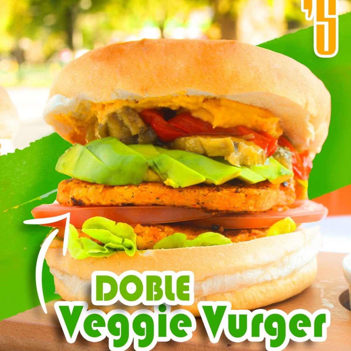 Doble Veggie Vurger Doble Veggie Vurger