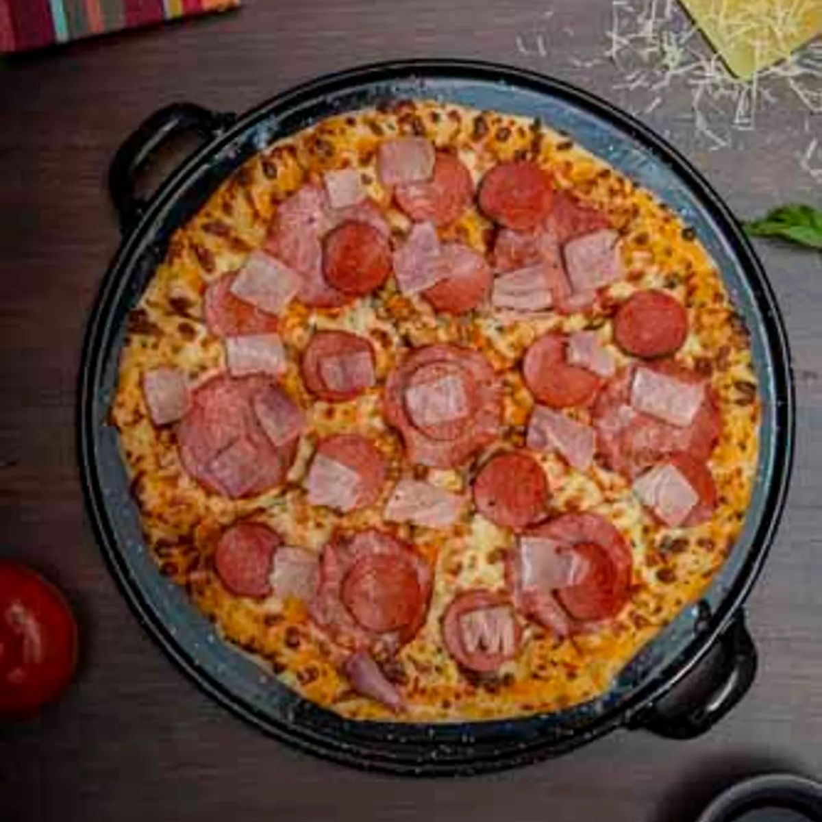 Pizza carnes frias Pizza carnes frias