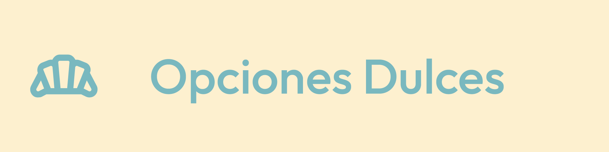 Banner Opciones Dulces
