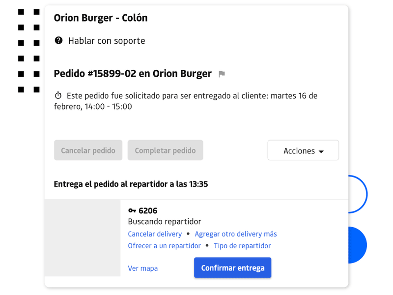 Botón de confirmación