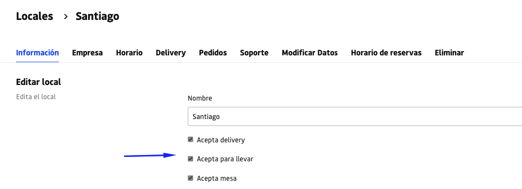 Imagen de configuración