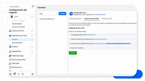 GIF de verificación final